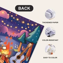 25 Pages Premium Thick Cartoon Coloring Book With Rich Illustrations, Art Sketchbook With Single-Sided Illustrations, Suitable For Adults And Teenagers, Suitable For Relaxation And Creativity, Ideal Gift For Easter, Mother's Day, Halloween, Thanksgiving, Christmas And Other Holiday Parties,Back To School,School Supplies