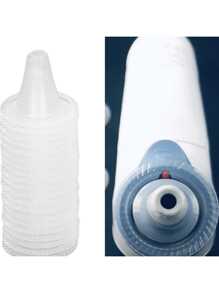 20/60/100 piezas Fundas desechables para sonda de termómetro de oído, repuestos de tapa y filtros de lente para termómetro de oído