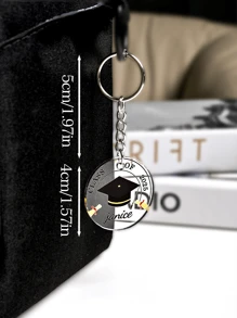 Personnaliser les porte-clés de la saison de remise des diplômes, concevoir des porte-clés en acrylique et en métal, cadeaux personnalisés pour les couples, les amis et les anniversaires
