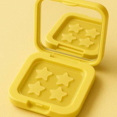 60 peças/caixa de adesivos decorativos fofos de estrelas - adesivos hidrocoloides para acne, suaves para a pele, fáceis de aplicar, à prova d'água, muito adequados para decoração de festas, adesivos faciais, adesivos corretivos, com espelho de maquiagem, maquiagem, barato, decoração de quarto, penteadeira, viagem, quarto, acessórios de maquiagem