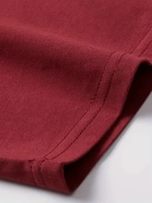GRDR Men's Summer Loose Fit Sleeveless Tank Top, Fashionable For Summer - Burgundy - View 4