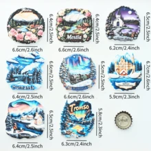 1pc 澳大利亚考拉冰箱贴、澳大利亚笑翠鸟冰箱贴、澳大利亚海洋冰箱贴、爱尔兰风景冰箱贴、荷兰风景冰箱贴、荷兰风车冰箱贴、郁金香冰箱贴、四叶草冰箱贴、三叶草冰箱贴、彩色冰箱贴、彩色家居装饰最佳 - 多色 - 查看 13