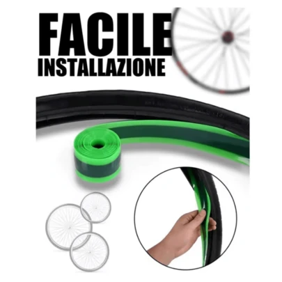 2 rullar cykeldäcksfoder - cykelinnerslangsskydd, kompatibel med 12" 16" 18" 20" 24" 26" 27.5" 29" TPU cykelhjulsfoder, lämplig för BMX mountainbikedäck