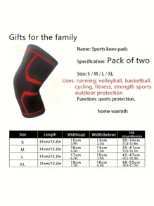 1 pièce Genouillère de sport tricotée unisexe, chaude et coupe-vent, convenant aux activités de plein air comme la course, la fitness, le basketball, le volleyball, le baseball, le football, le golf, la randonnée, le pique-nique, respirante, support de genou haute élasticité et antidérapante