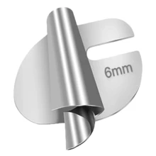 通用縫紉卷邊器腳底盤組 - [3-10mm] - 寬邊壓力腳、縫紉機壓腳器縫腳、家用工業型彎曲卷邊器腳 - 銀色 - 查看 16