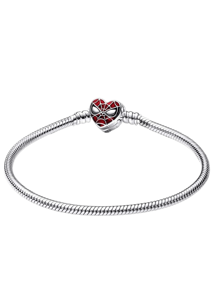 Disney 1pc  Original 925 Silver Plated Moments Bracelets Harry  Spider Heart Clasp Bead Charm Bracelet For Women DIY Jewelry