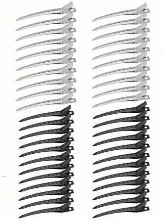 24Pcs Hair Clips For Styling Sectioning - Alligator Hair Clip For Long Curl Thick Hair, 24 Packs Duck Bill Clips For Women, Black Metal Salon Clips, Hair Roller Clips, Pin Curl Clips, Back To School, Travel Holiday Essentials, Hair Accessories For Women, Slick Back Brush, Barber Accessories, Hair Dryer, Hair, Barber, Hair Tools, Hair Products,Hair Dryer,Hair, Accessories, Hair Products, Hair Tools, Hair Stuff, Hair Care, Curly Hair Brush, Barber, Barber Accessories, Hairdressing Equipment,Travel Essentials,Hairstyle,Hairdressing,Hair,Travel,Hair Products,Hair Tools,Hair Stuff,Barber,Barber Accessories,Barbershop,Hairdressing Equipment