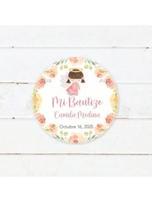 100 etiquetas personalizadas con nombre para recuerdos de Primera Comunión, pegatinas de Primera Comunión, etiquetas impermeables de 1.5~3 pulgadas para la Primera Comunión, actividades artísticas para niños - Pegatinas de - Ver 65