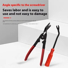2pcs Car Turn-On Pliers, Headlight Separation Pliers, Specialized Disassembly Lighting Tools, Adhesive Clip Screwdriver, Plastic Rivet Disassembly Clip Pliers