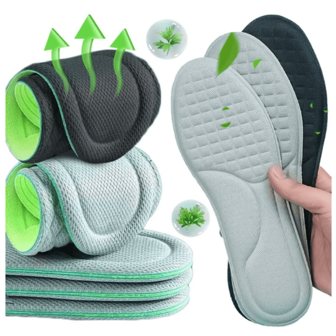 Sports Deodorant Insoles For Shoes Soft Comfortable Running Breathable Shock Absorption Insole For Feet Men Women Shoe Sole Pads