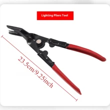 2pcs Car Turn-On Pliers, Headlight Separation Pliers, Specialized Disassembly Lighting Tools, Adhesive Clip Screwdriver, Plastic Rivet Disassembly Clip Pliers