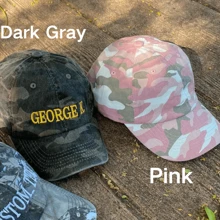 1 Piece American Street Style Customized Camo Baseball Cap, Unisex, UV Protection, Washed, Personalized Text/Name Embroidery, Adjustable Sun Hat, Suitable For Outdoor, Street, Travel, Camping, Vacation, Graduation, Wedding, Autumn, Gift For Dad, Boyfriend, Groomsman, Family, Coworker, Kids