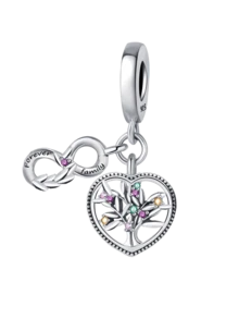 1 件时尚 925 纯银圣经十字架吊坠珠子吊坠球适合手链 DIY 女士珠宝 - 銀色 - 查看 17