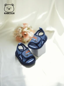 RABEISIR Infant Walking Sandals With Soft Car Patterned Soles, Breathable And Non-Slip, Suitable For Daily & Vacation Wear, Spring/Summer Style