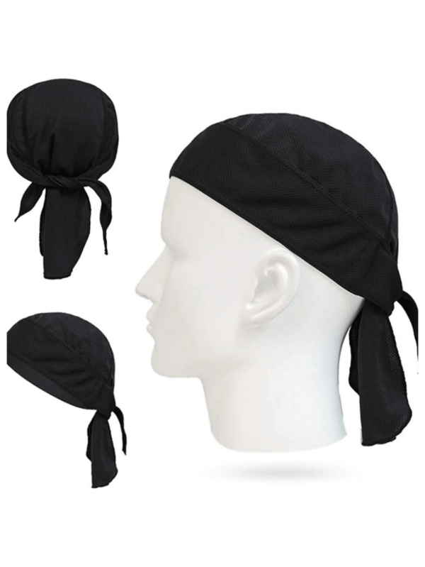 1 pieza Diadema/Pañuelo para deportes al aire libre de secado rápido, con protección UV, que absorbe el sudor, transpirable, unicolor tipo pañuelo de pirata