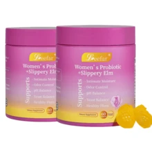 LEEFAR Her Juicy Feminine Probiotic Gummies – PH Balance & Intimate Comfort – Slippery Elm, Prebiotics & Lactobacillus Blend – Vegan, Hawaiian Pineapple Flavor – 60 Count (Pack Of 2) - Pack of 2 - 查看 1