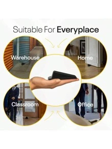 2pcs Baby Colorful Seamless Anti-Slip Rubber Door Stopper, Child Safety Door Protector For Kitchen, Bedroom, Living Room And More