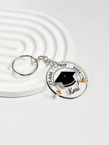 Personnaliser les porte-clés de la saison de remise des diplômes, concevoir des porte-clés en acrylique et en métal, cadeaux personnalisés pour les couples, les amis et les anniversaires