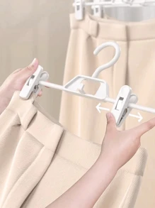 1 pieza/5 piezas/10 piezas, Percha para pantalones, Percha para chaquetas. Percha telescópica sin costuras y antideslizante para armario, Pinza para pantalones
