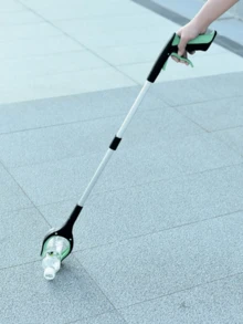 32-Zoll Schwerlast Müll-Greifer mit 360° rotierendem Magnetkiefer, leichtes Design | ergonomischer farbiger Griff, geeignet für den Außen- und Hausgebrauch, Reinigungswerkzeug für Senioren, - faltbarer Greifer und ausziehbarer Greifer, ideales Geschenk für Rekonvaleszenz, batteriefrei