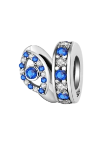 1 件时尚 925 纯银圣经十字架吊坠珠子吊坠球适合手链 DIY 女士珠宝 - 銀色 - 查看 11