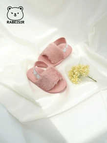 RABEISIR Fashionable Plush Comfortable Sandals And Slippers For Infants And Toddlers