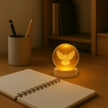 Decorative Table Lamp With Divine Holy Spirit – Modern And Charming Religious Design For Cozy Environments - Beige - View 5