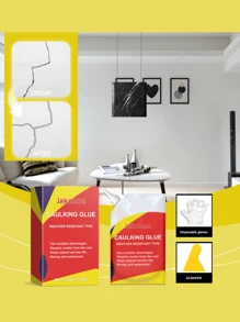 Sellador impermeable, masilla reparadora de grietas en paredes, adhesivo impermeable para reparar desprendimiento de azulejos