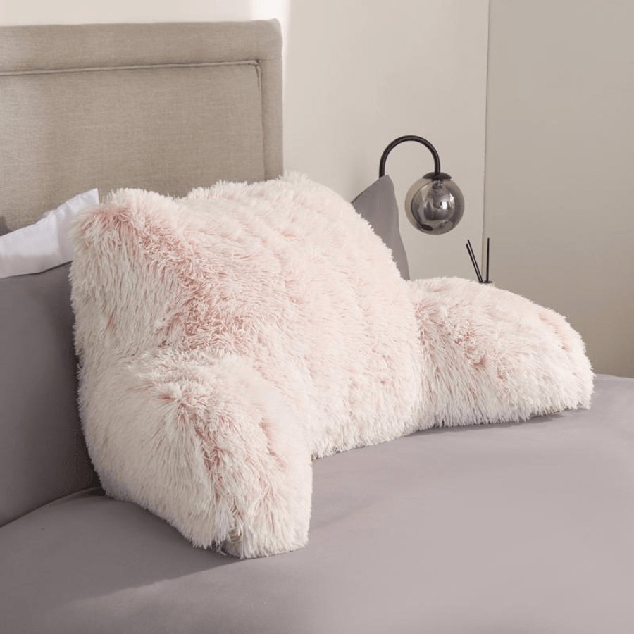Fluffy Fleece Cuddle Cushion Soft Long Hair Bed Pillow