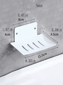 不锈钢皂碟，浴室皂盒，家用皂架，壁挂式沥水皂金属架，无需钻孔家居浴室装饰秋季装饰返校 - 彩色 - 查看 17
