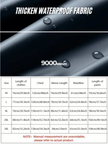 男士摩托车雨衣骑行男防暴雨套装外套防水雨衣 - 彩色 - 查看 7