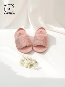 RABEISIR Fashionable Plush Comfortable Sandals And Slippers For Infants And Toddlers