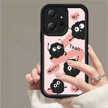 SoftCase Case For IPhone 11 IPhone 7 Plus 12 14 13 15 Pro Max IPhone XR 8Plus X XS Max IPhone 7 8 Cheerful Coal Balls Soft Phone Case Cover - 黑色 - 查看 4