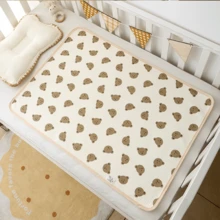 1 件防水透气可洗尿垫，婴儿护理床单，多功能尿布，月经垫 - 如圖 - 查看 6