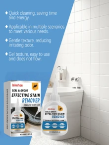 jakehoe Gel para remover manchas, gel de limpieza multiusos para descontaminación, agente de descontaminación para sellar anillos y espacios en el hogar
