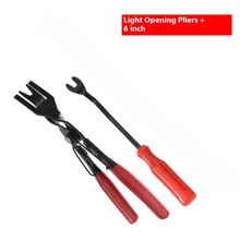 2pcs Car Turn-On Pliers, Headlight Separation Pliers, Specialized Disassembly Lighting Tools, Adhesive Clip Screwdriver, Plastic Rivet Disassembly Clip Pliers