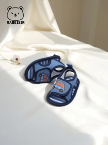 RABEISIR Infant Walking Sandals With Soft Car Patterned Soles, Breathable And Non-Slip, Suitable For Daily & Vacation Wear, Spring/Summer Style