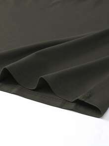 GRDR Men's Casual Solid Color Short Sleeve POLO Shirt, Summer - Dark Green - View 3