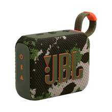 JBL Altavoz Bluetooth JBL Go 4 - Ultra portátil, resistente al agua y al polvo, gran sonido profesional con graves potentes, batería incorporada de 7 horas, fabricado en parte con materiales