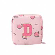 字母图案卫生巾收纳袋，女性卫生棉条收纳袋，卫生巾旅行收纳袋，便携式化妆口红袋，大容量防水月经袋，便携式旅行收纳袋，学习用品收纳袋，零钱包，笔袋，女孩现金袋，用于存放卫生巾和护垫，化妆品收纳，是女孩外出必备，化妆品收纳包，化妆包，梳妆台，化妆包，旅行必备，收纳袋，旅行必备，梳妆配件，小型化妆包，大容量，大型化妆包，圣诞礼物，旅行，送给女性的旅行必备礼物，收纳袋，手拿包/小手提包，化妆品收纳包，化妆刷架，迷你收纳袋，大容量收纳袋，送给女性的礼物，圣诞礼物，送给女性的礼物创意，化妆包，旅行必备 - 彩色 - 查看 31