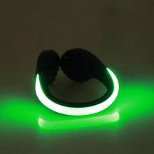 1 件 LED 鞋夹灯，闪光鞋带灯，夜间明亮照明，易于安装