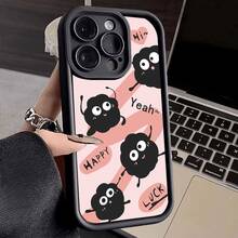 SoftCase Case For IPhone 11 IPhone 7 Plus 12 14 13 15 Pro Max IPhone XR 8Plus X XS Max IPhone 7 8 Cheerful Coal Balls Soft Phone Case Cover - 黑色 - 查看 3