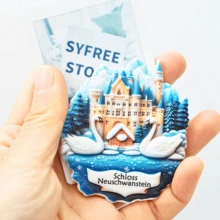 1pc 澳大利亚考拉冰箱贴、澳大利亚笑翠鸟冰箱贴、澳大利亚海洋冰箱贴、爱尔兰风景冰箱贴、荷兰风景冰箱贴、荷兰风车冰箱贴、郁金香冰箱贴、四叶草冰箱贴、三叶草冰箱贴、彩色冰箱贴、彩色家居装饰最佳 - 多色 - 查看 6