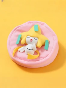 宝可梦超萌软胶皮卡丘睡姿系列车载公仔手工摆件，造型超可爱，汽车装饰必备玩具 - 彩色 - 查看 8