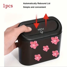 Coș de gunoi auto, Mini coș de gunoi auto, Cutie de depozitare auto, Cutie organizator auto, Accesorii esențiale auto Cadouri de Crăciun