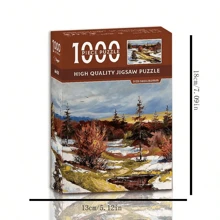 1000pcs World Famous Oil Painting Jigsaw Puzzle - Cultivate Logical Thinking, Exercise Focus And Patience - Stitch Toys, Travel Toys, Classroom Fidget Toys, Mini Stuff, Bath Toys, Christmas Stationery, Stress Ball, Birthday Gift, Christmas Gift, Halloween Gift, Christmas Eve Gift, Perfect Gift, Toys, Games - Multicolor - View 6