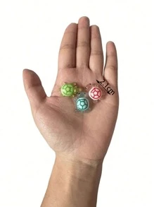 3/5/10/20/30/50 piezas Adornos miniatura de tortuga que brillan en la oscuridad, manualidades de tortuga luminosa para decoración de fiestas, regalos