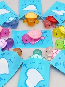 3/5/10/20/30/50 piezas Adornos miniatura de tortuga que brillan en la oscuridad, manualidades de tortuga luminosa para decoración de fiestas, regalos