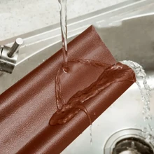 1pc Door Bottom Seal Strip Foam Leather Weatherproof Insulation Soundproof Door Draft Stopper