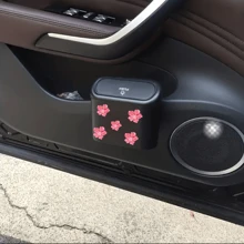Coș de gunoi auto, Mini coș de gunoi auto, Cutie de depozitare auto, Cutie organizator auto, Accesorii esențiale auto Cadouri de Crăciun